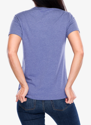 Koszulka z nadrukiem damska Cotopaxi Sunrise Lake T-Shirt - blue smoke