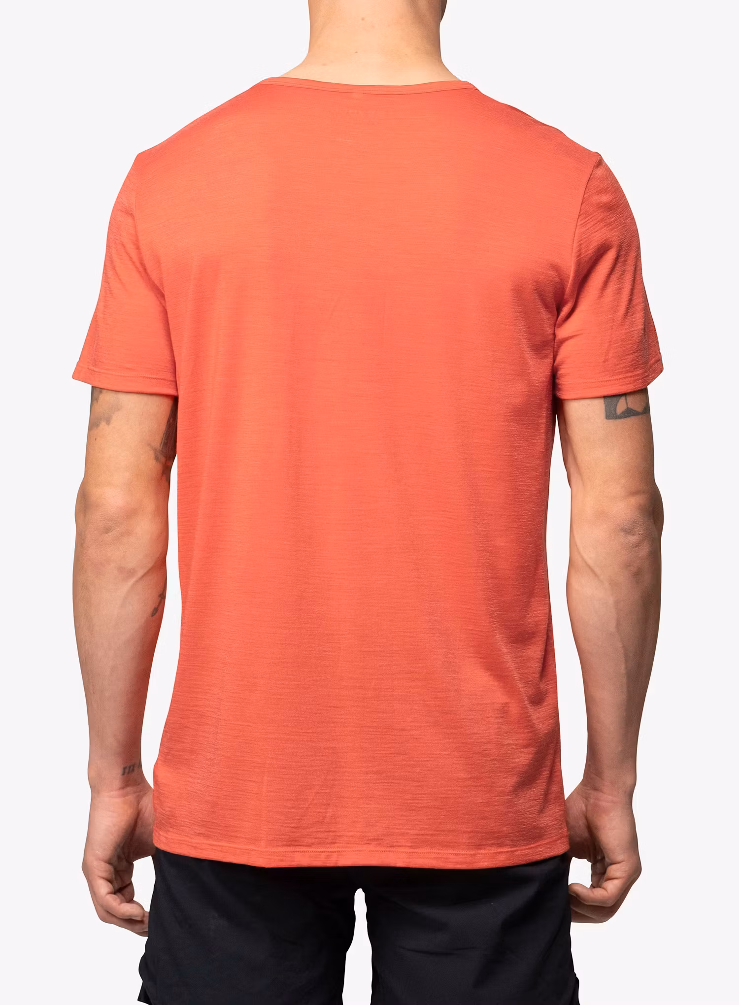 Koszulka z nadrukiem Devold Active Outline Tee - cayenne