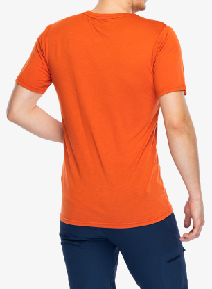 Koszulka z nadrukiem Viking Morain Bamboo - orange