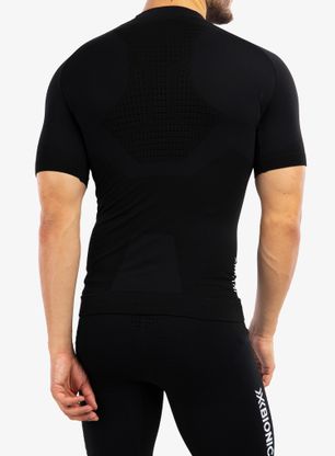 Koszulka biegowa X-Bionic Invent 4.0 Running Shirt - opal black/white