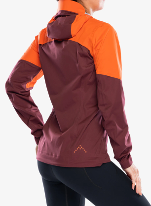 Kurtka biegowa damska Rab Kinetic Ultra Jacket - grapefruit/heather