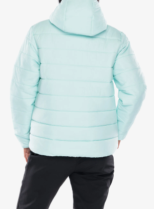 Kurtka damska adidas TERREX Multi Essentials CLIMAWARM Insulated Hooded Jacket - semi flash aqua
