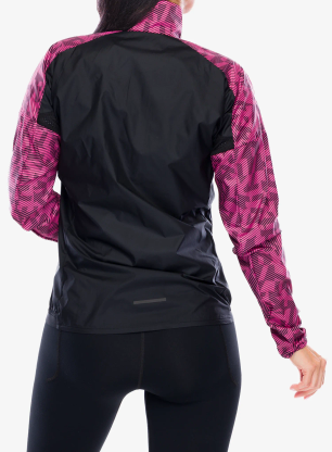 Kurtka do biegania damska adidas TERREX Trail Running Wind Jacket - pink fusion/aurora black