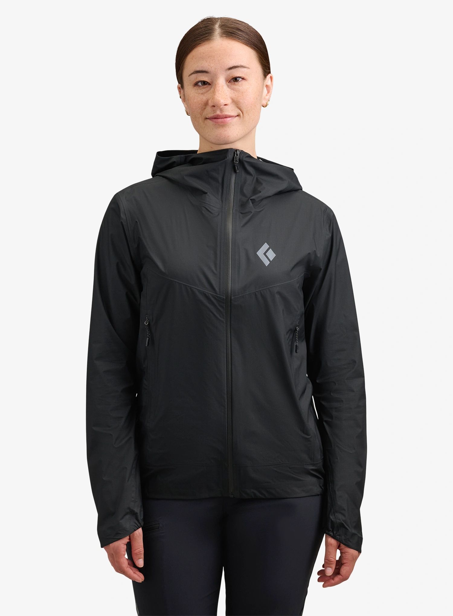 Bunda na běhání dámská Black Diamond Deploy 3L Shell - black