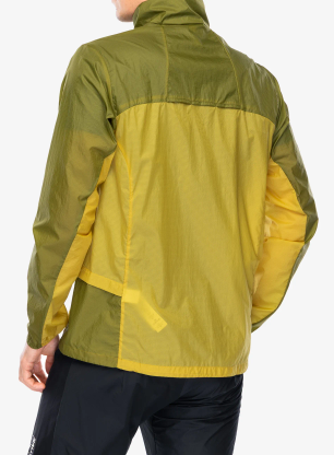 Kurtka do biegania Patagonia Houdini Stash 1/2 Zip Pullover - bundle green/graze green