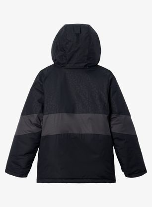 Kurtka dziewczęca Columbia Horizon Ride II Jacket - black posies empossed/shark