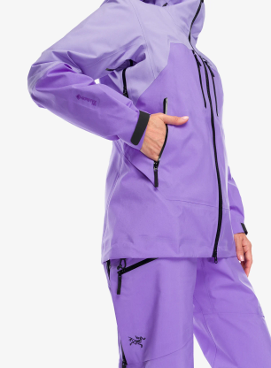 Kurtka GORE TEX damska Arcteryx Rush Jacket - aster/black