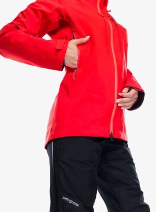 Kurtka GORE TEX damska Patagonia Pluma PRO Jacket - sizzle red