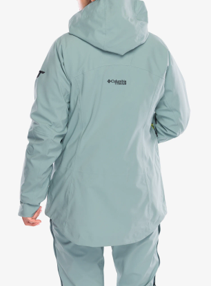 Kurtka narciarska damska Columbia Platinum Peak II 3L Shell - crushed blue
