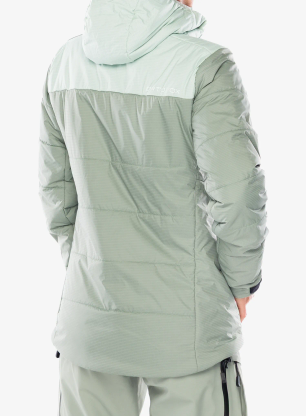 Kurtka narciarska damska Ortovox Swisswool Zinal Jacket - green sage
