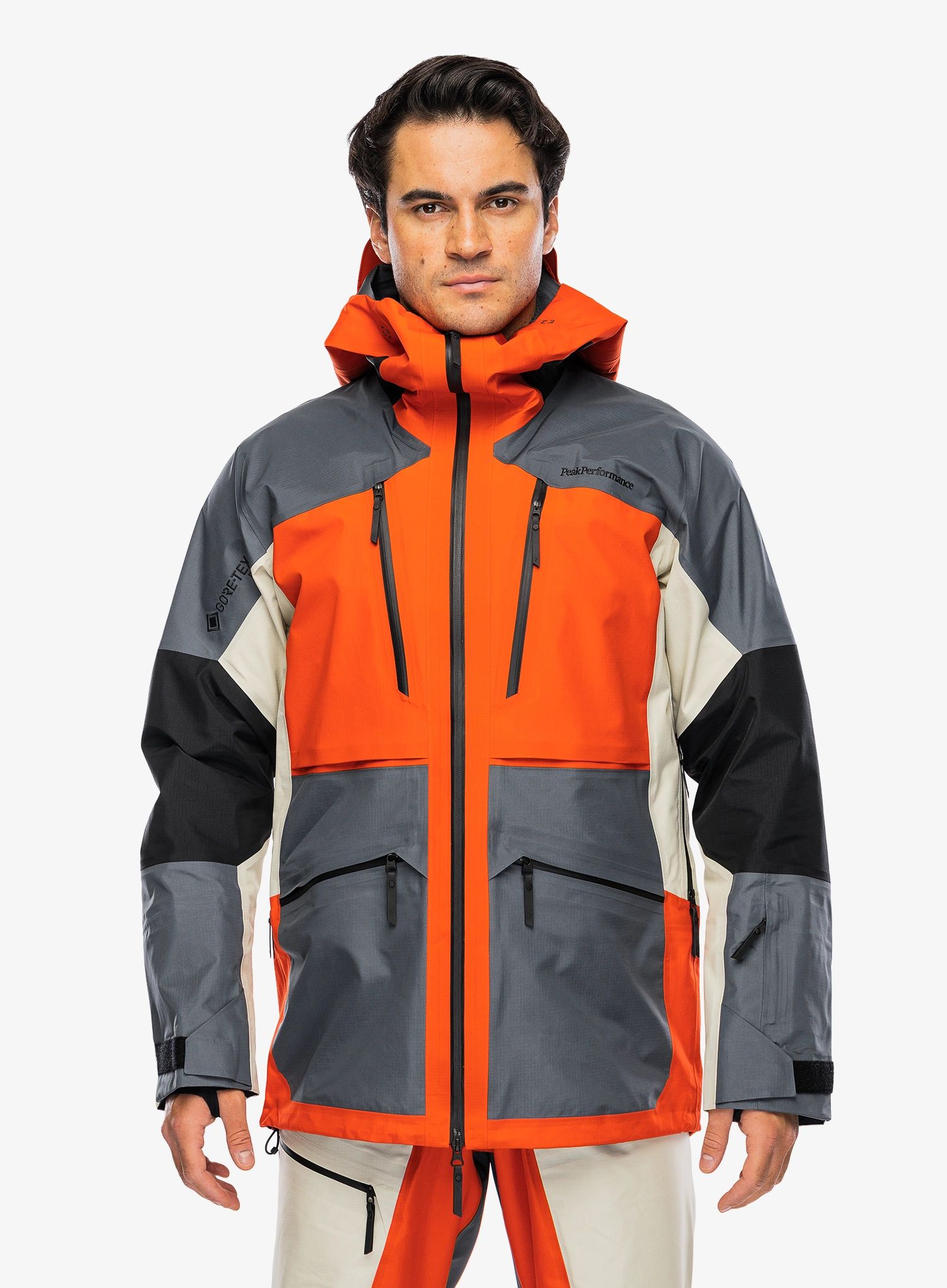 Lyžařská bunda Peak Performance Vertical GORE-TEX Pro Jacket - solar burst/mountain mist