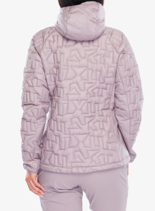 Kurtka ocieplana damska adidas TERREX Xperior PrimaLoft Loose Fill Insulated Hooded Jkt - preloved fig