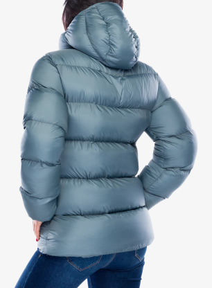Kurtka ocieplana damska Haglofs Puffy Mimic Hood - steel blue