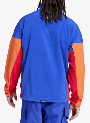 Kurtka polarowa adidas TERREX Multi Climawarm Fleece Anorak - selubl/seimor/purrub