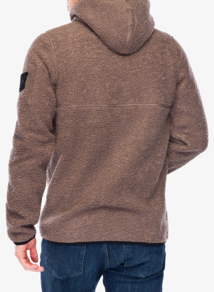 Kurtka polarowa Didriksons Bror Full Zip 3 - bark