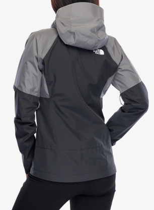 Kurtka przeciwdeszczowa damska The North Face Diablo Dynamic Zip-In Jacket - smoked pearl/asphalt grey
