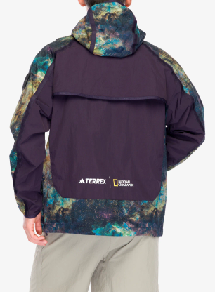Kurtka przeciwwiatrowa adidas TERREX National Geographic WIND.RDY Jacket - aurora black