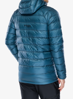 Kurtka puchowa Columbia Arctic Crest Down Hooded Jacket - everblue
