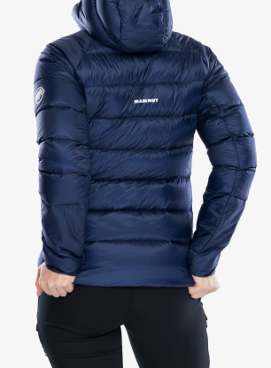 Kurtka puchowa damska Mammut Taiss IN Hooded Jacket - marine/blk