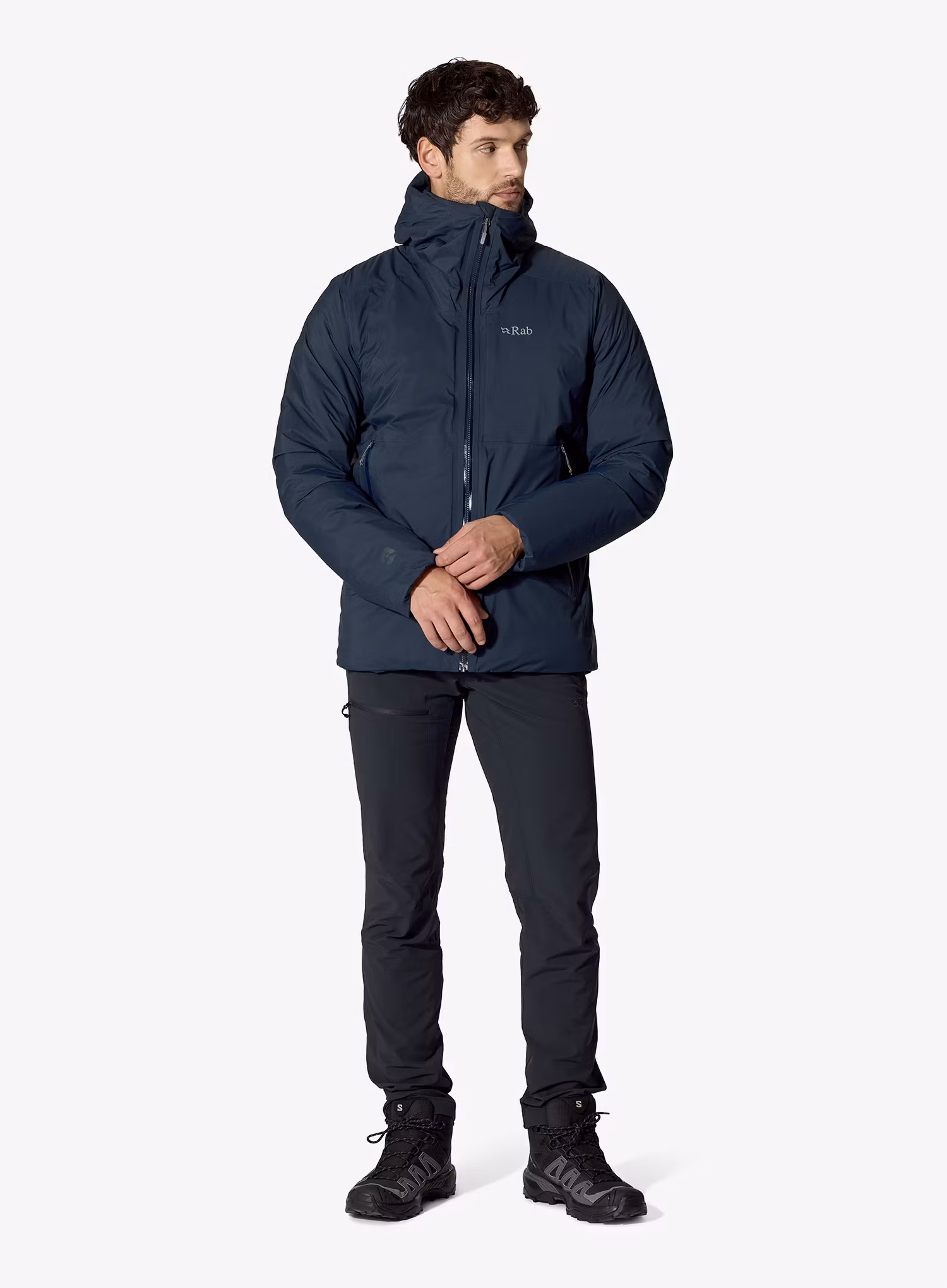 Kurtka puchowa Rab Microlight Shield Jacket - blue galaxy