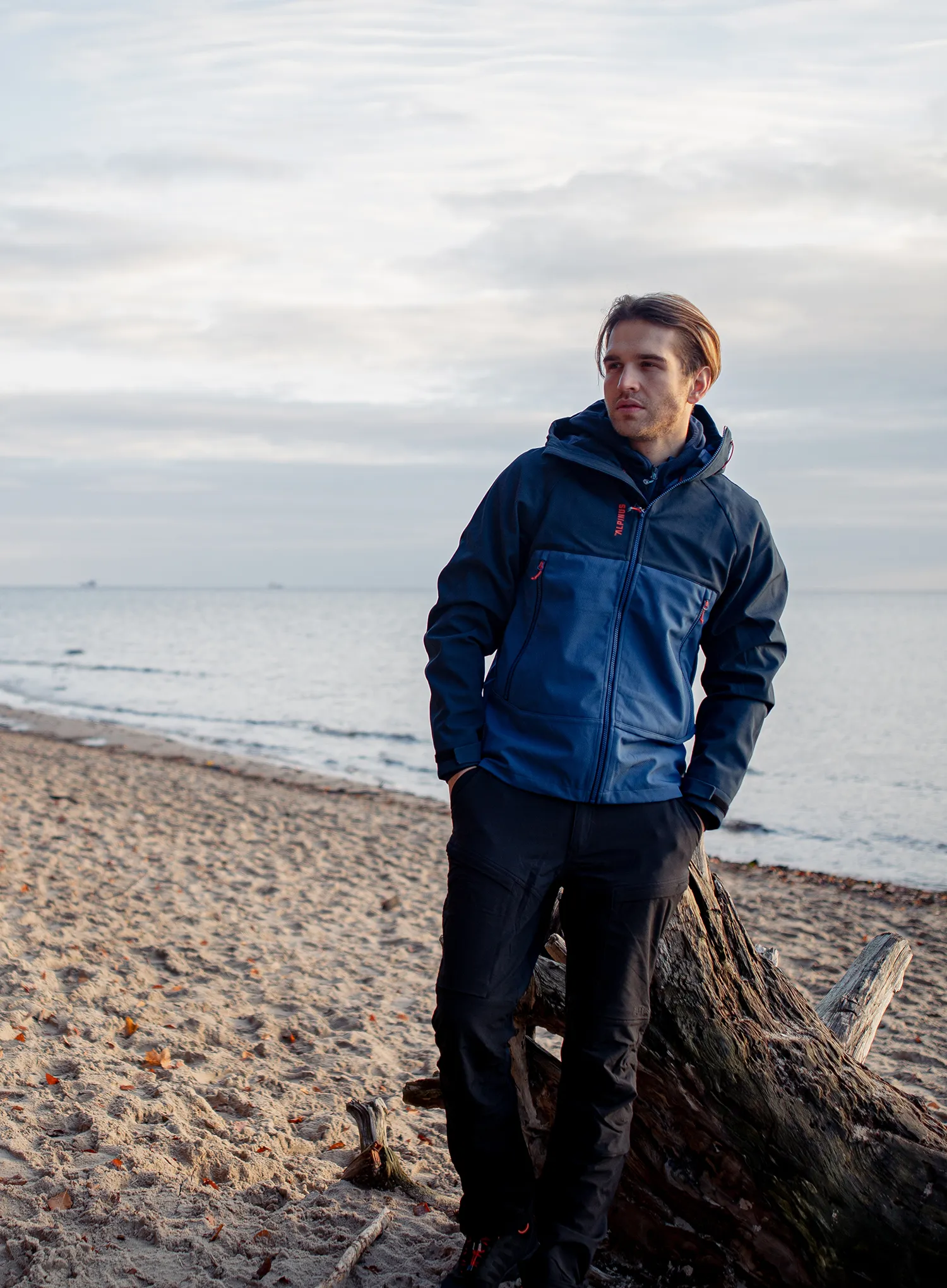 Kurtka softshell Alpinus Pelat - blue