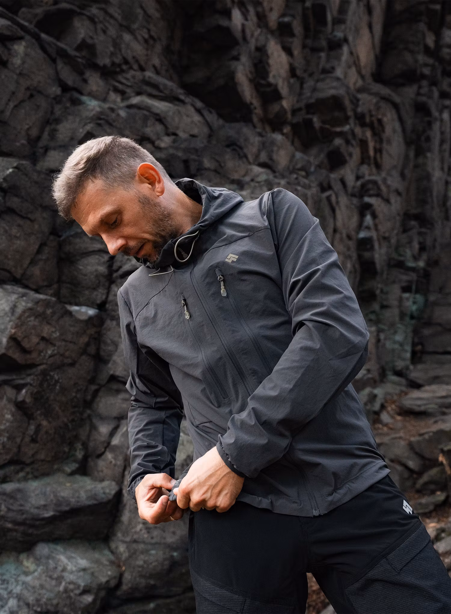 Kurtka softshell Alpinus Pourri - graphite