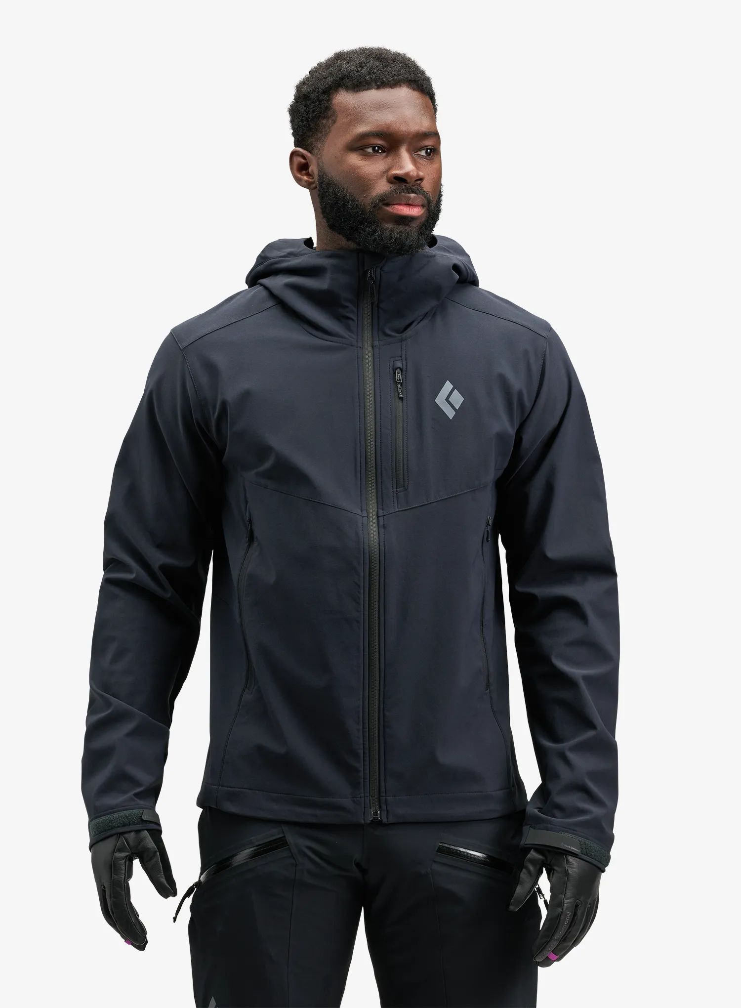 Softshellová bunda Black Diamond Dawn Patrol Softshell - black