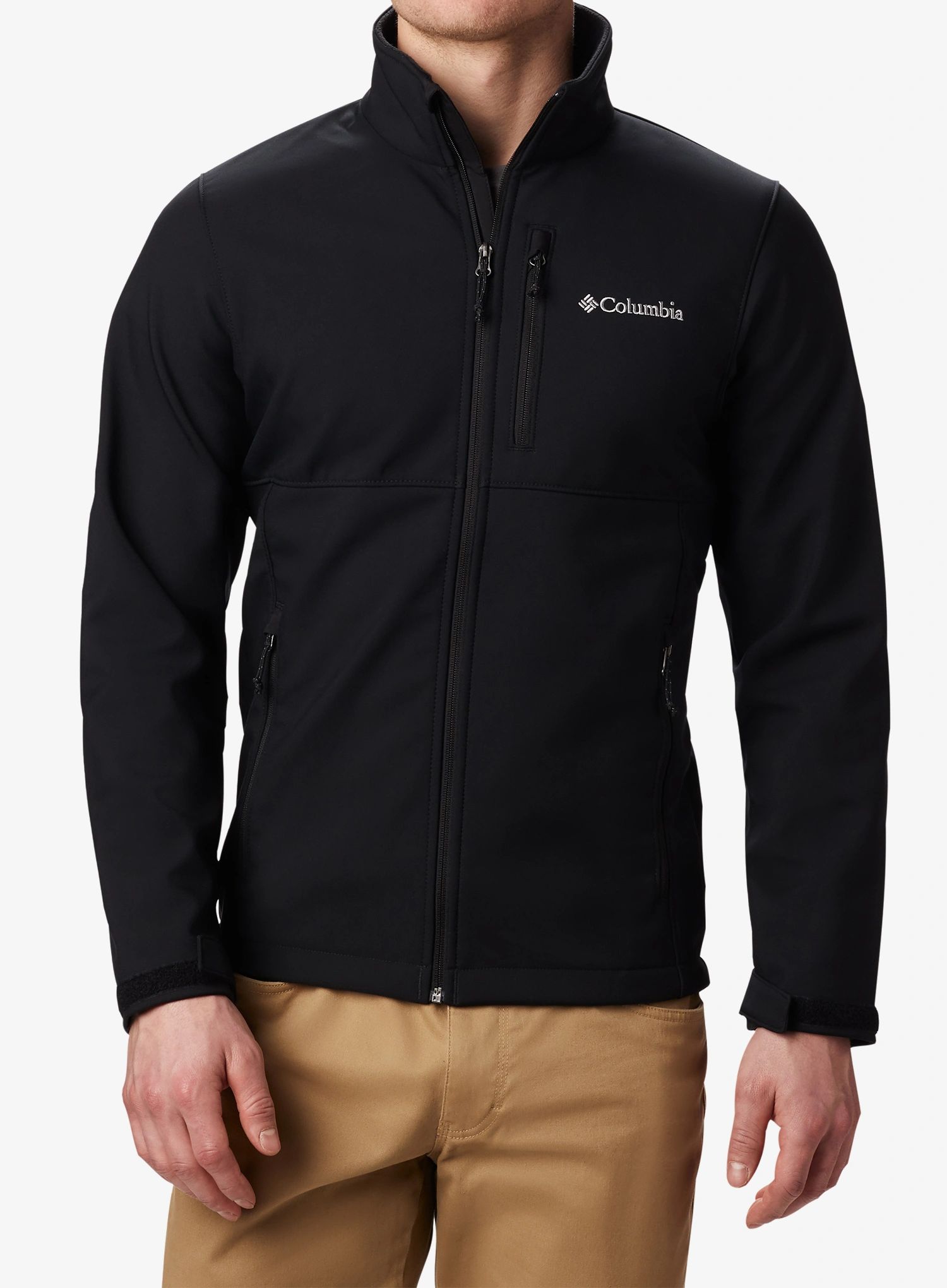 Softshellová bunda Columbia Ascender Softshell Jacket - black