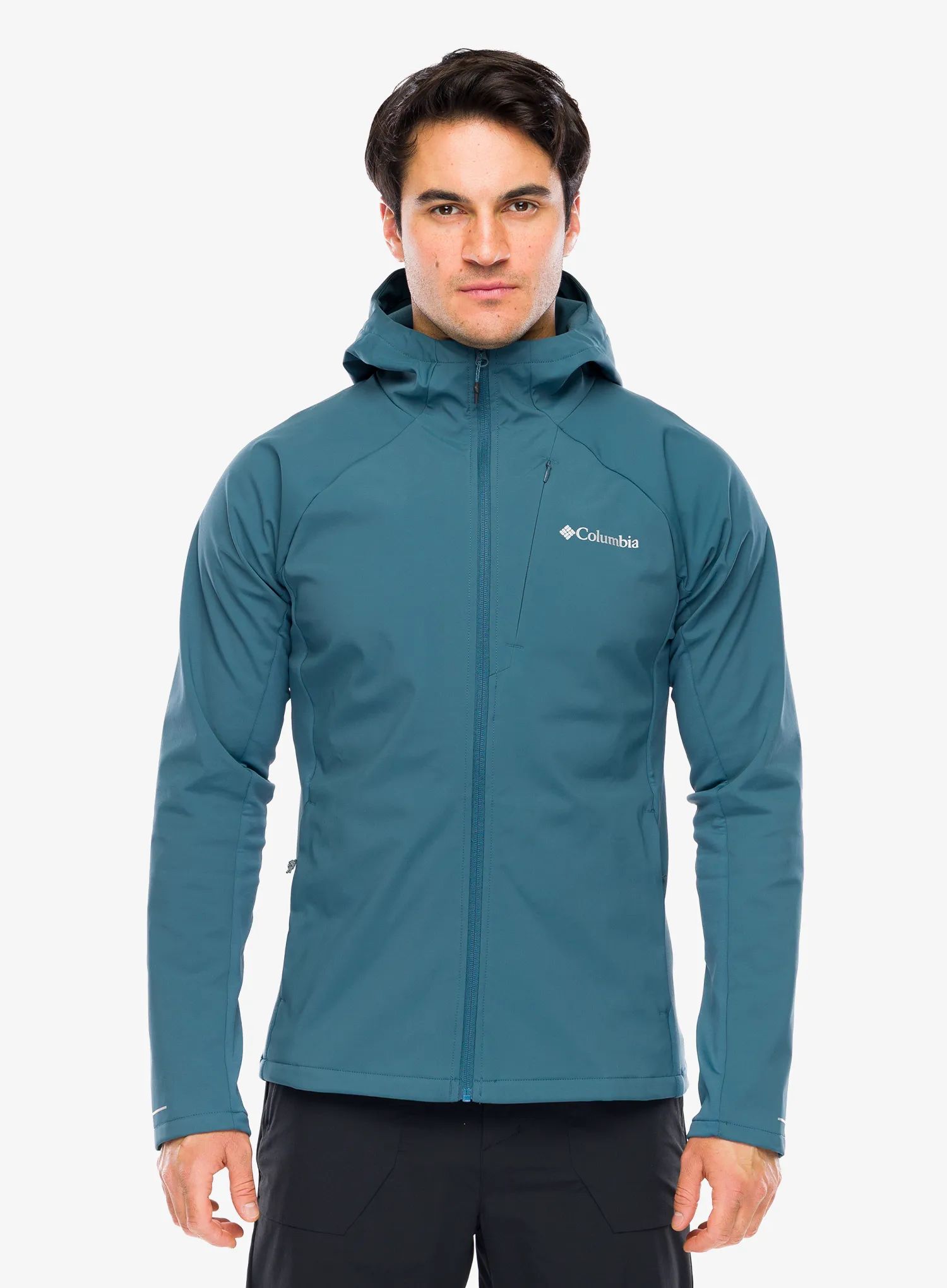 Softshellová bunda Columbia Trailborne Softshell - everblue