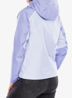 Kurtka softshell damska Arcteryx Solano Hoody - moonstone/lt moonstone