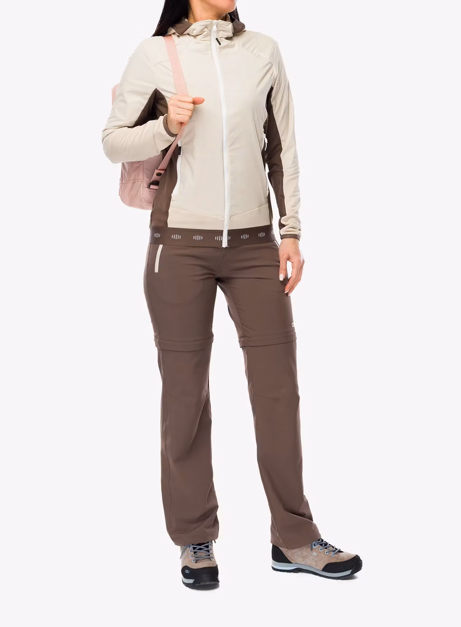 Kurtka softshell damska CMP Solira Jacket Hybrid - cream