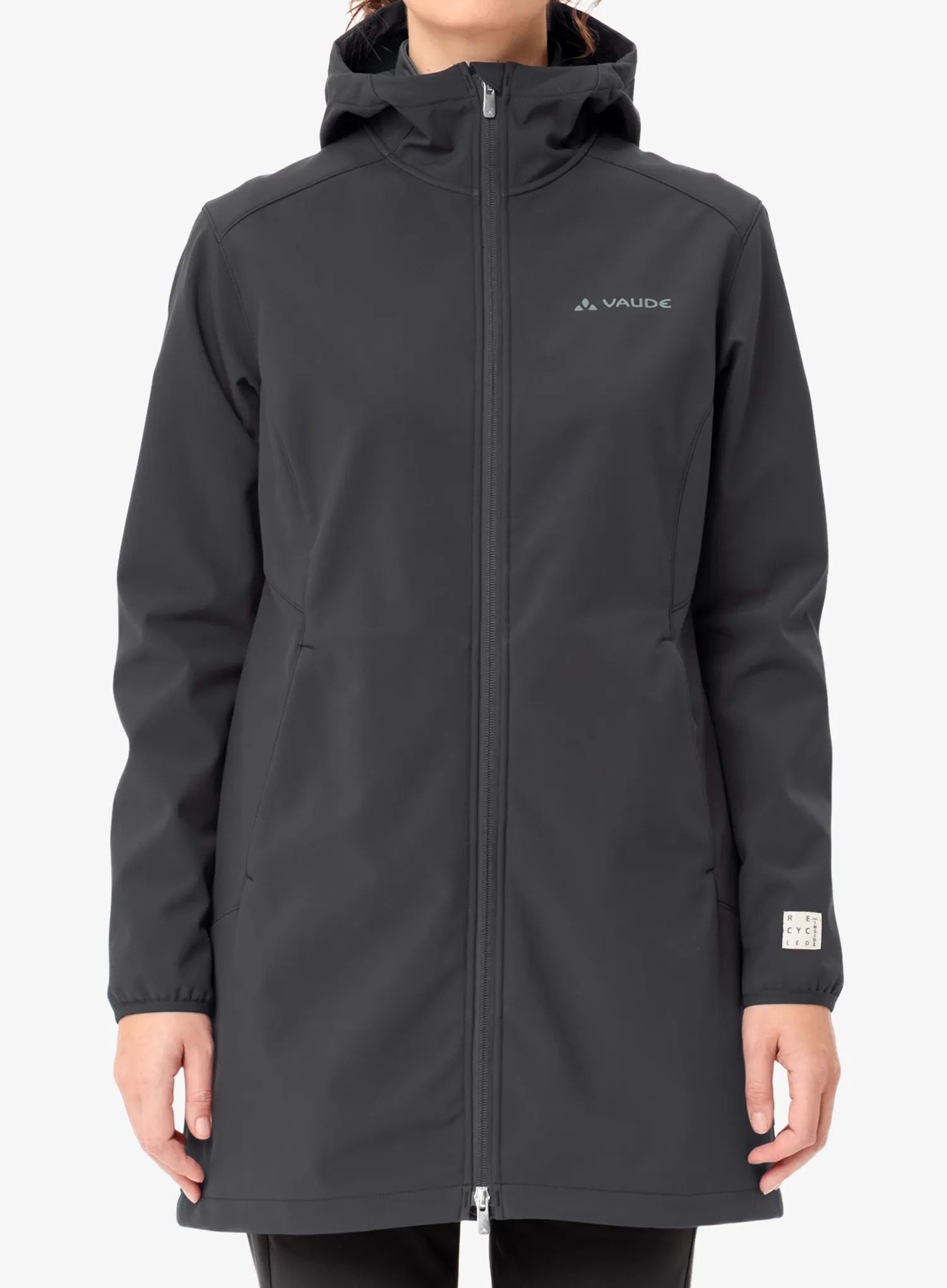Dámská bunda Vaude Moena Softshell Parka - phantom black