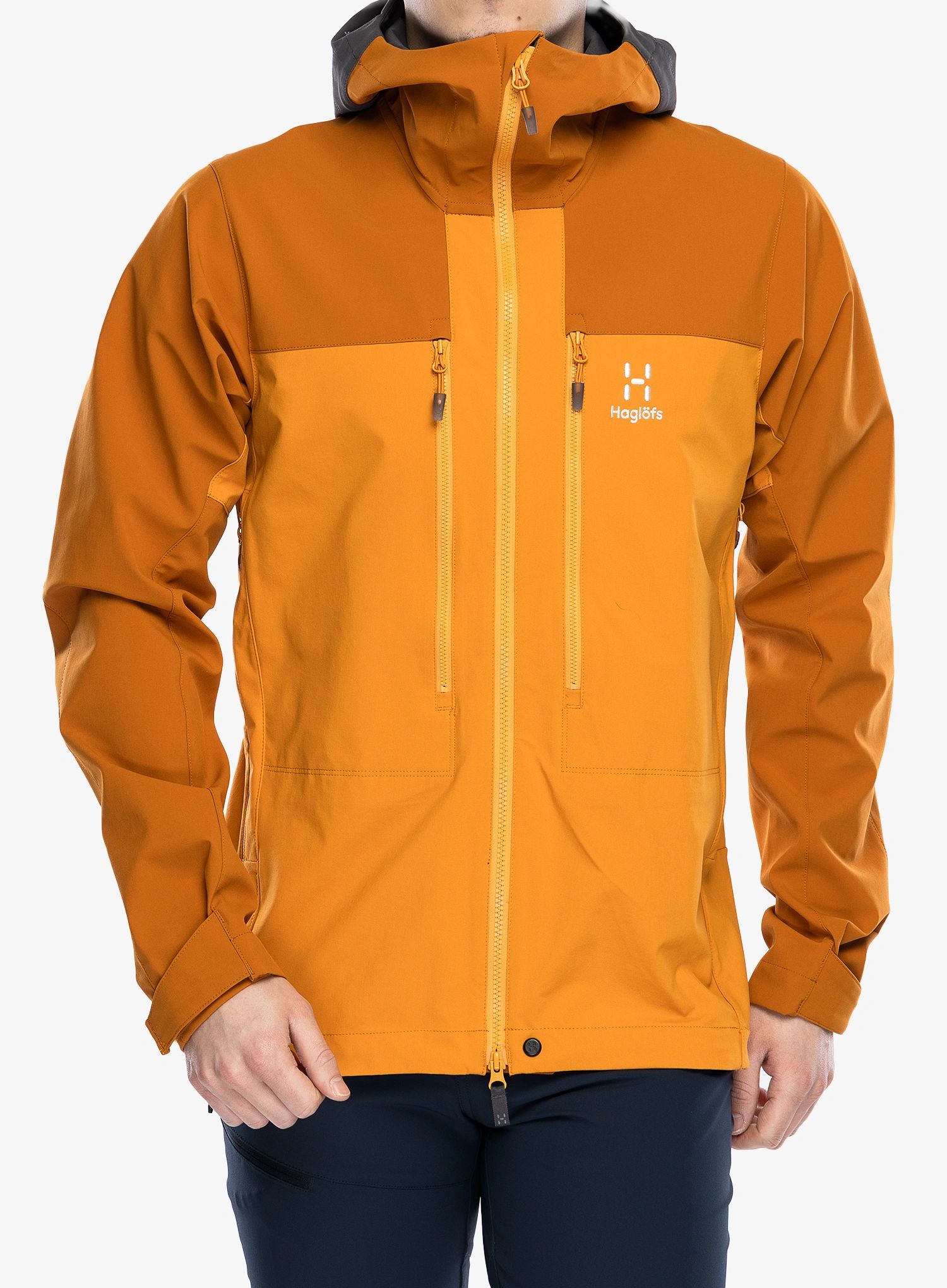 Softshellová bunda Haglofs Roc Sight Softshell Jacket - desert yellow/golden brown