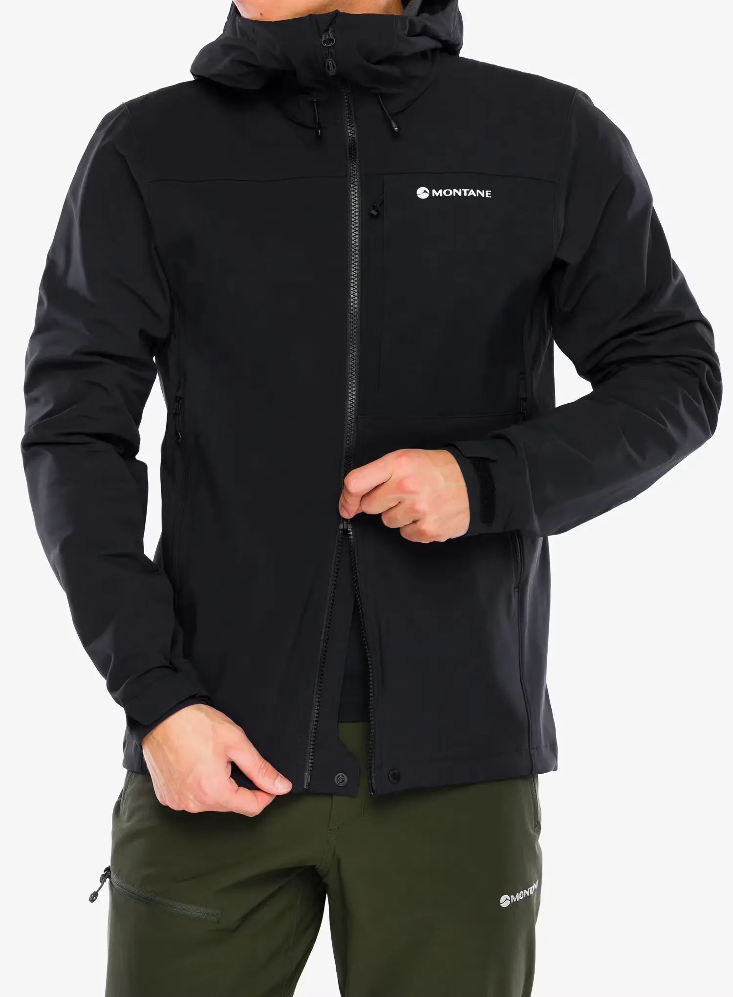Softshellová bunda Montane Tenacity Xt Hoodie - black