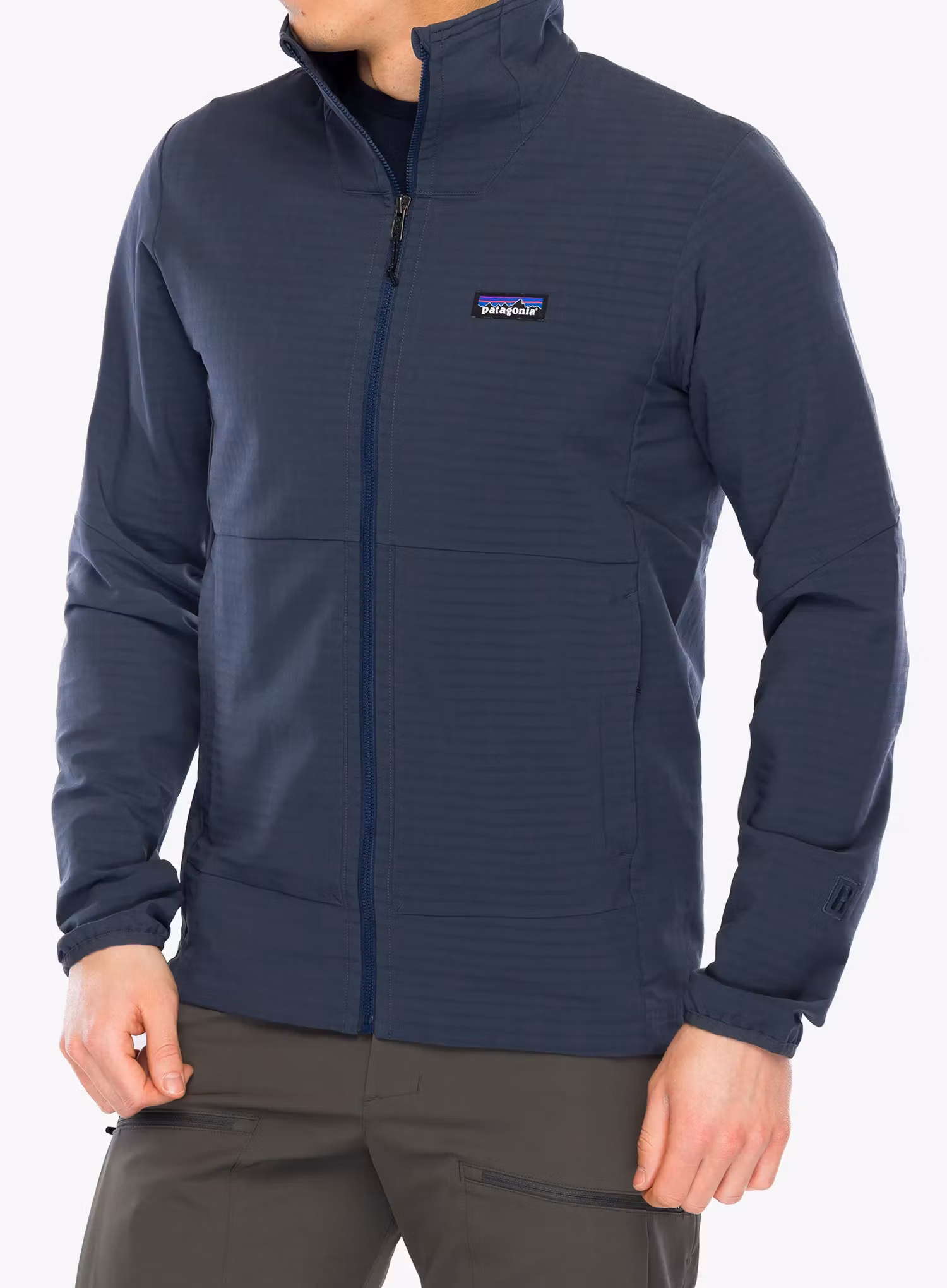 Kurtka softshell Patagonia R1 TechFace Jacket - smolder blue