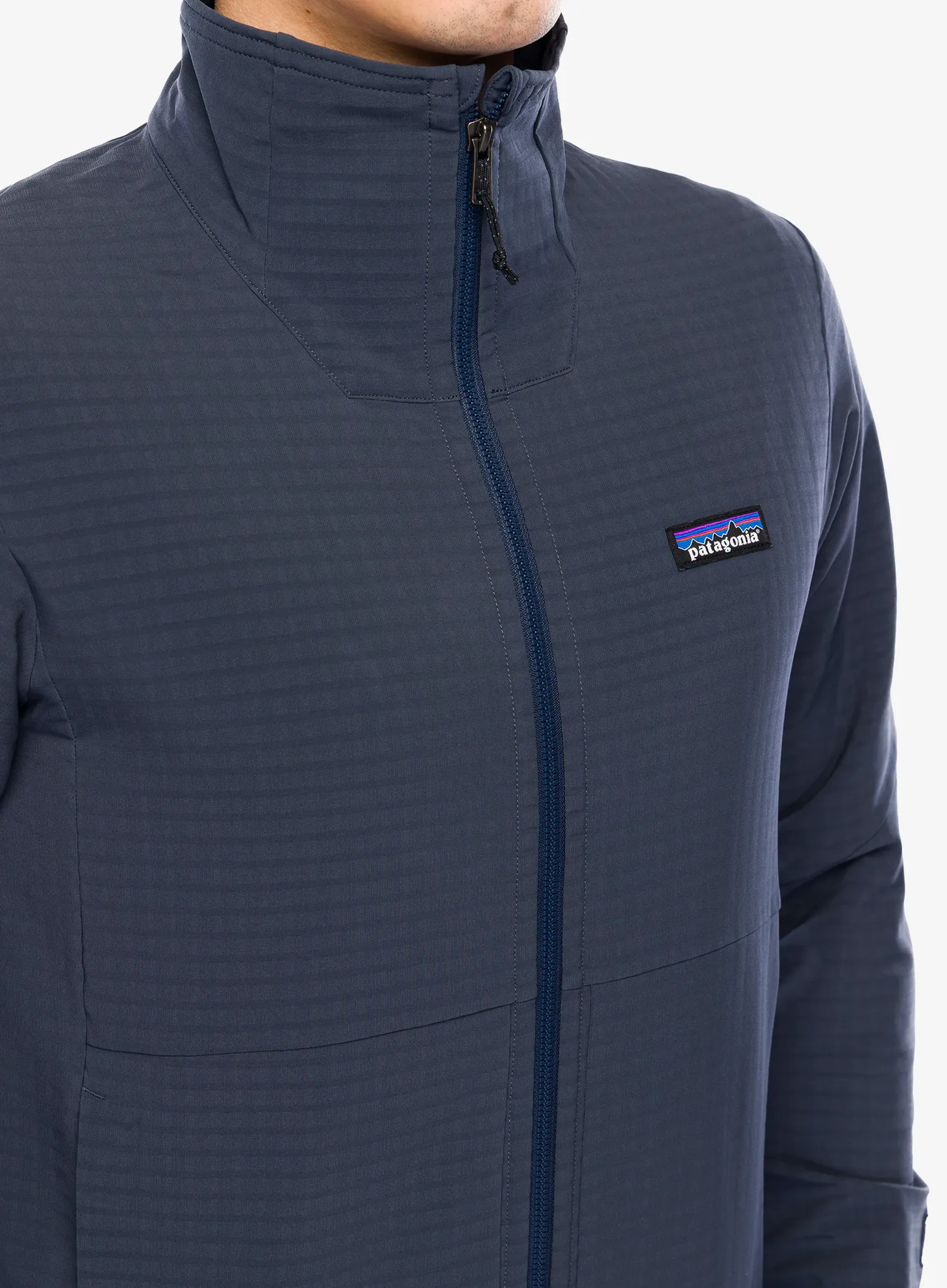 Kurtka softshell Patagonia R1 TechFace Jacket - smolder blue