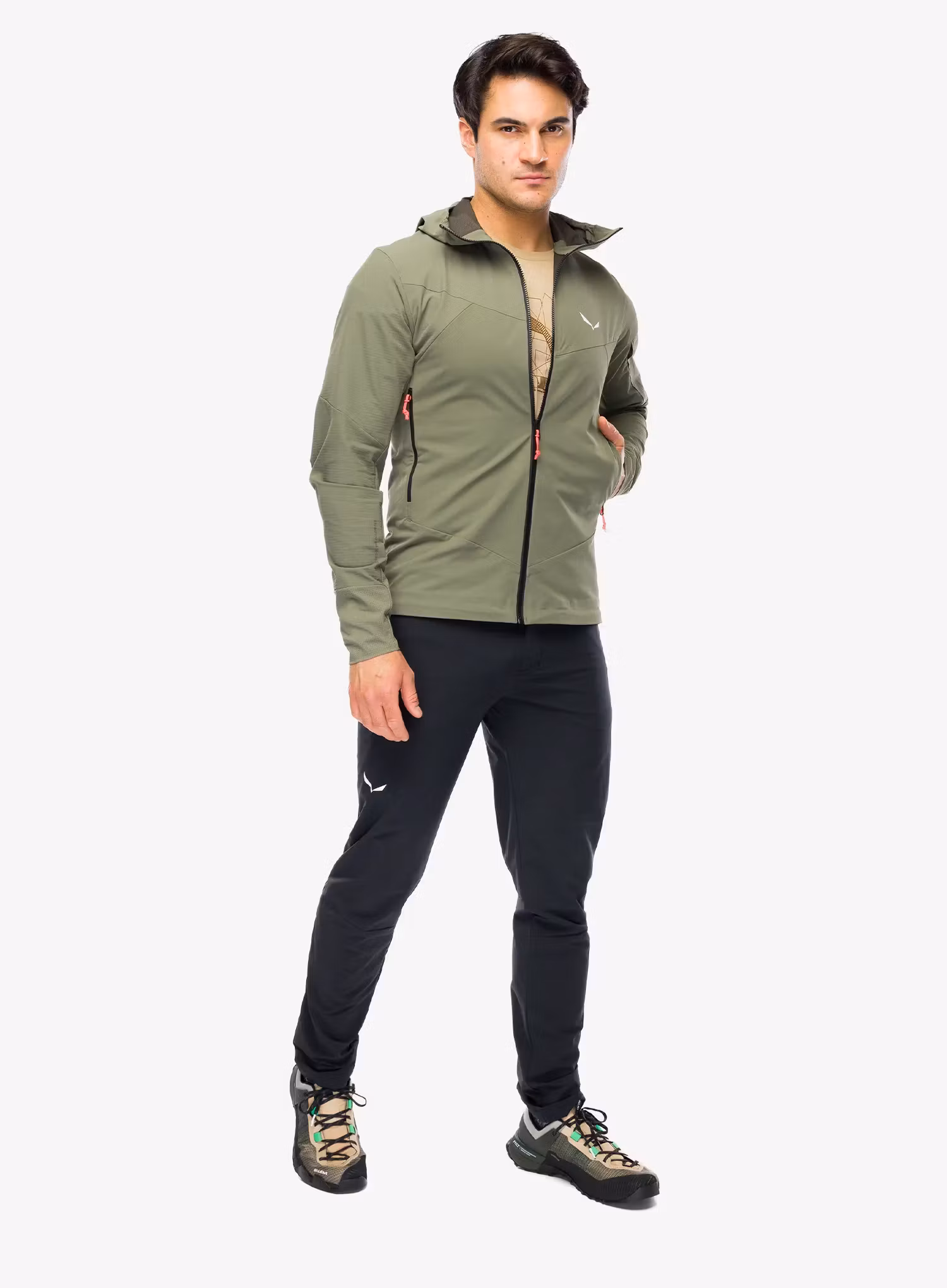 Kurtka softshell Salewa Agner Dst Jacket - faded green