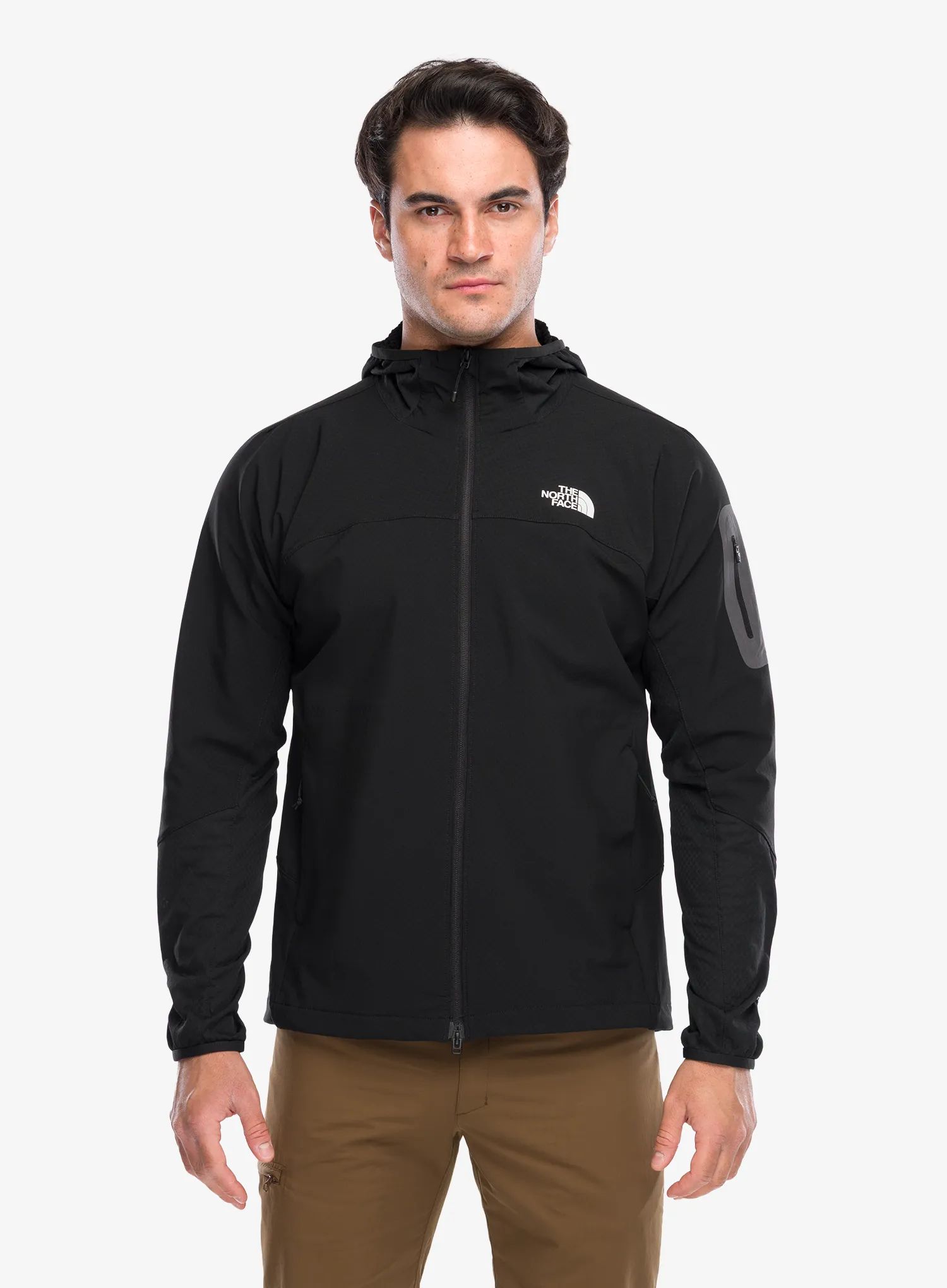 Softshellová bunda The North Face Tek Approach FutureFleece Hooded Jacket - tnf black