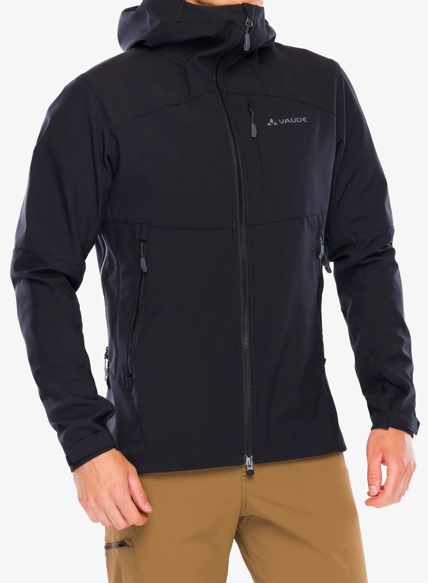 Softshellová bunda Vaude Roccia Softshell Jacket II - black