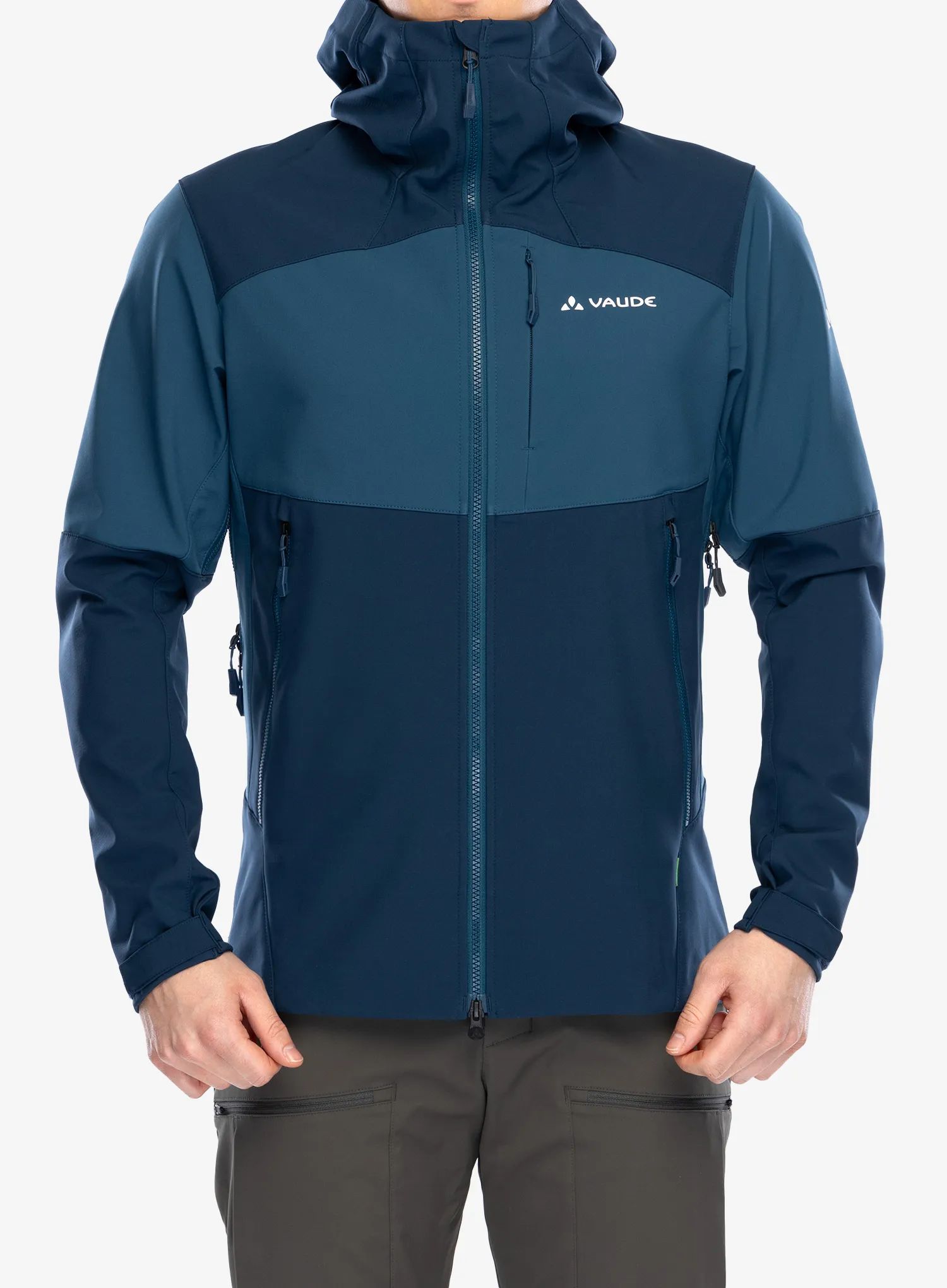 Softshellová bunda Vaude Roccia Softshell Jacket II - dark sea uni