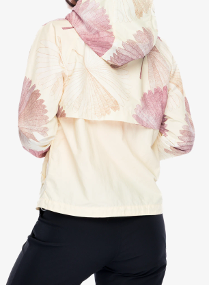 Kurtka wiatrówka damska Columbia Spire Valley Printed Windbreaker - lemon wash rays/lemon wash