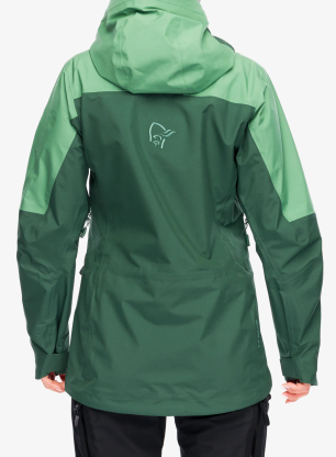 Kurtka z membraną damska Norrona Lofoten GORE-TEX Jacket - dark ivy