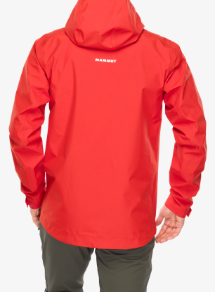 Kurtka z membraną Mammut Crater Light HS Hooded Jacket - mammut red