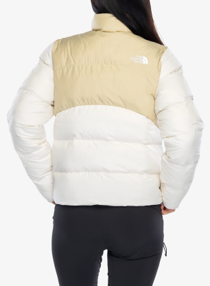 Kurtka zimowa damska The North Face Saikuru Jacket - gravel/white dune