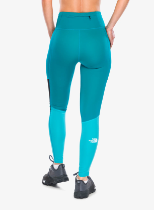 Legginsy damskie do biegania The North Face Trail Run Tight - deep teal/galactic blue