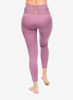 Legginsy damskie Super.natural Arabesque Tights - orchid/copper