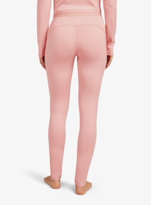 Legginsy termoaktywne damskie Icebreaker 260 Tech Leggings - blush