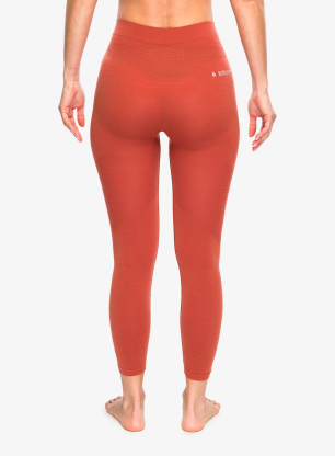 Legginsy termoaktywne damskie Salewa Zebru Responsive Tight - etruscan red