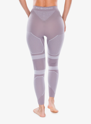 Legginsy termoaktywne damskie X-Bionic Energy Accumulator Light Pants - dusty lavender/arctic white