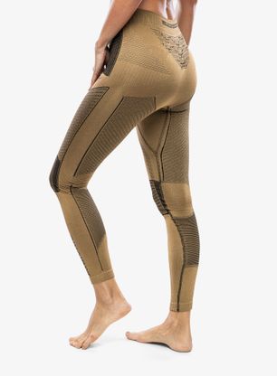 Legginsy termoaktywne damskie X-Bionic Radiactor 4.0 Pants - gold/black